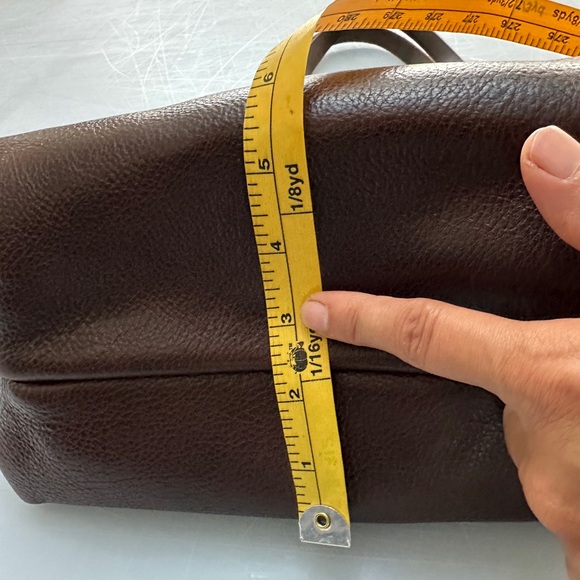 PORTLAND LEATHER GOODS Leather Tote Unisex Color Coldbrew Brown - Picture 11 of 14